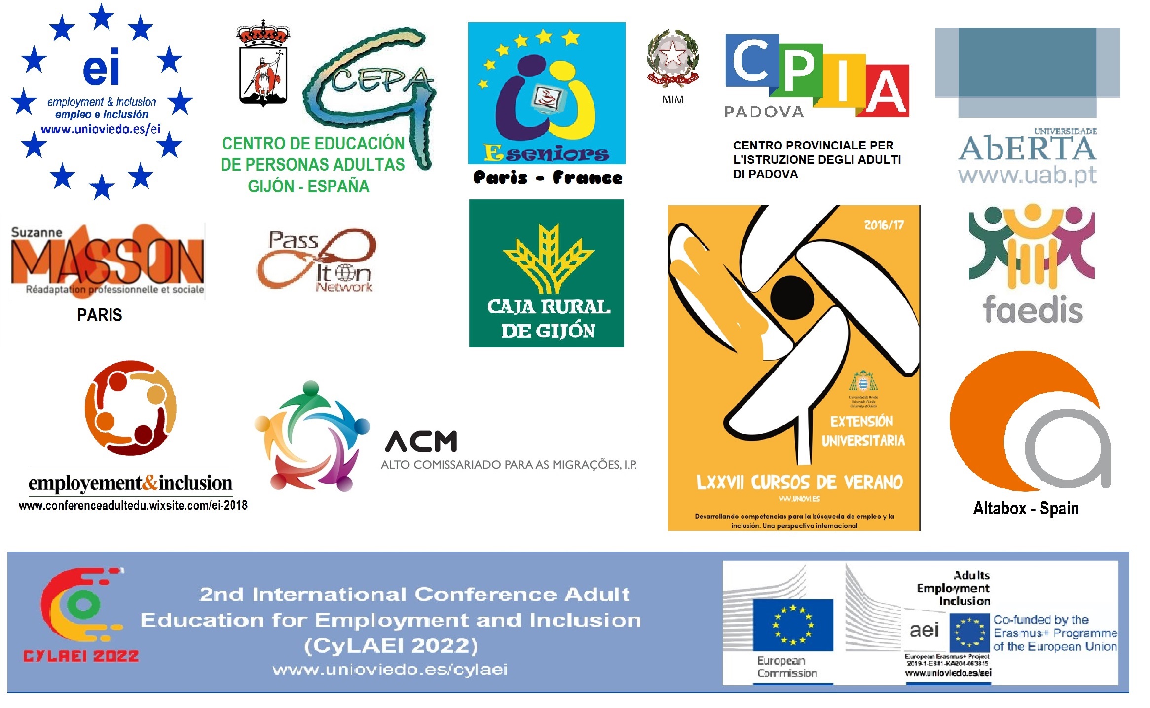Logos EI + Congreso CyLAEI 2022